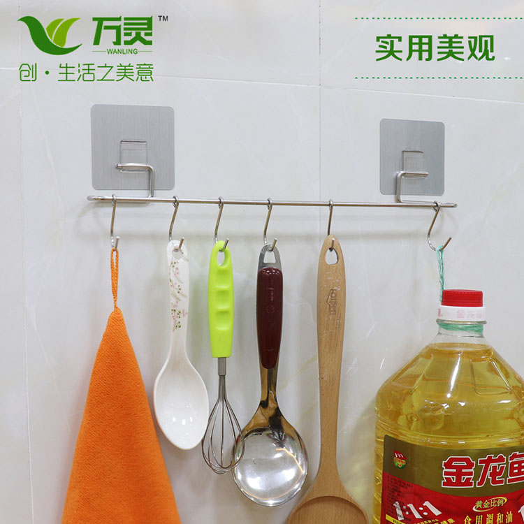 無痕不銹鋼掛鉤（可移動）
